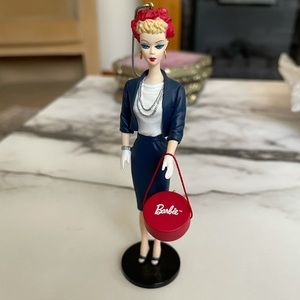 Barbie retro doll Christmas ornament with purse